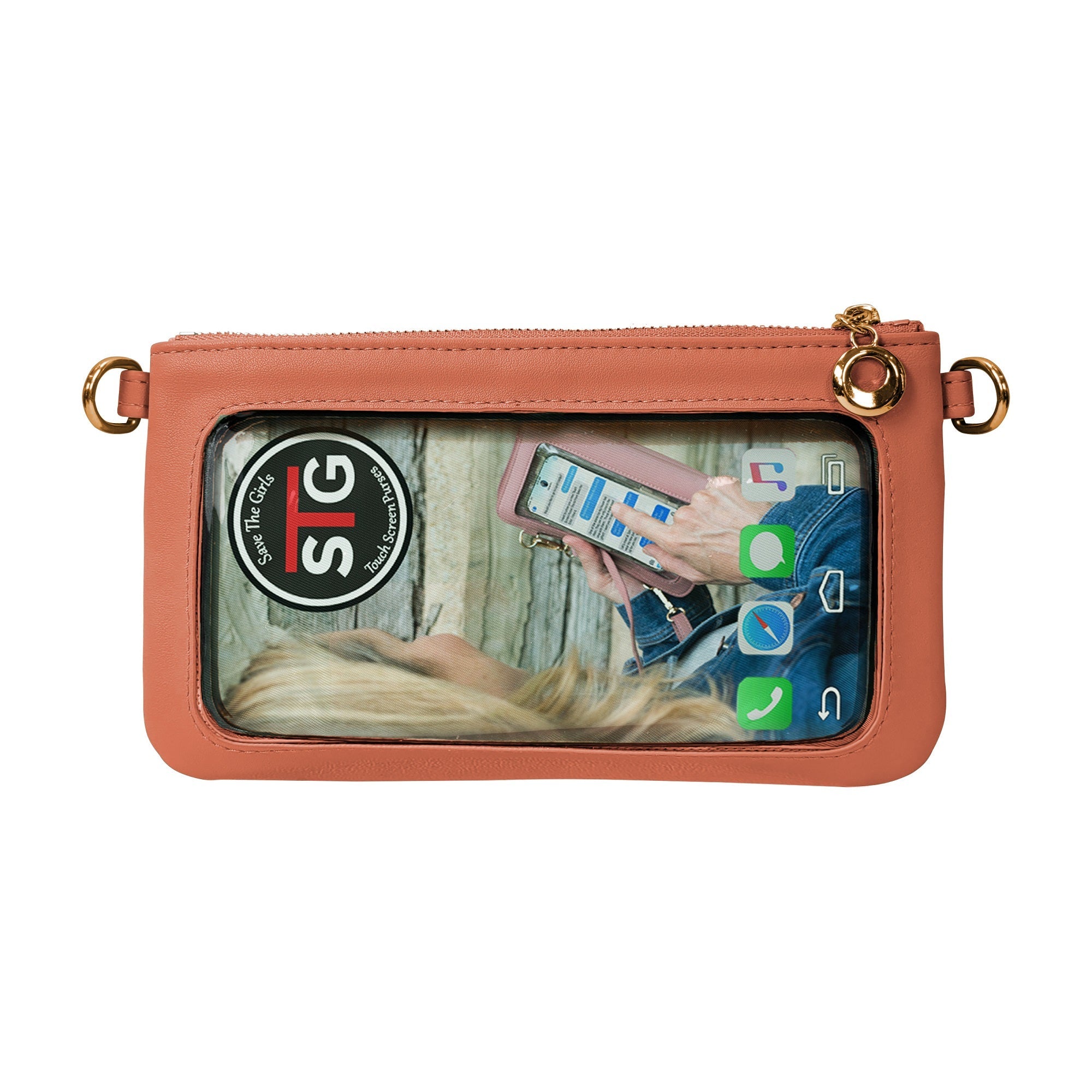 RFID Crossbody Purse – Anti-Theft Touch Screen – BANQHUM