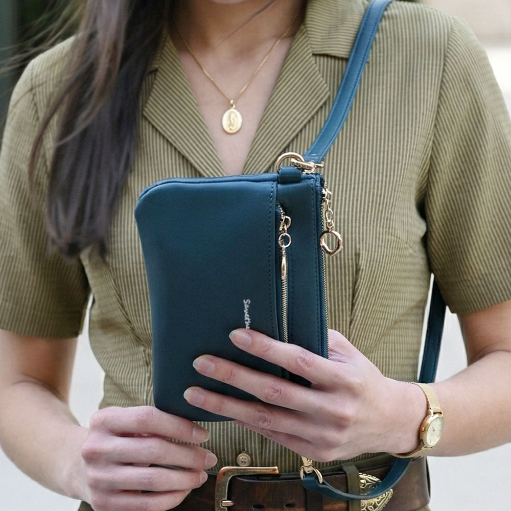 RFID Crossbody Purse – Anti-Theft Touch Screen – BANQHUM