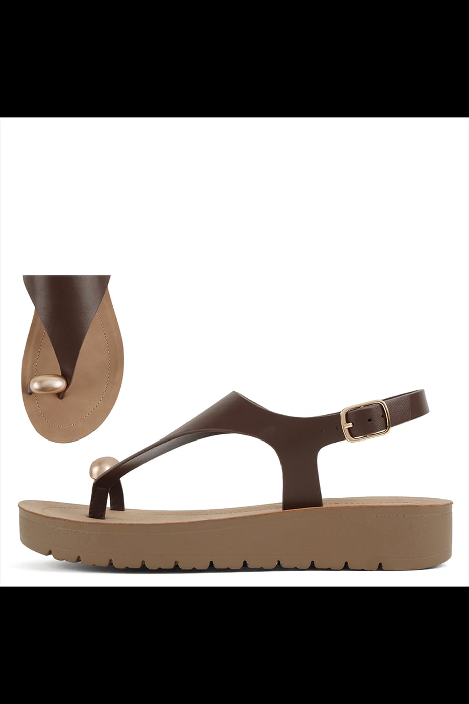 Chic Thong Sandals – Minimalist Ankle Strap – BANQHUM